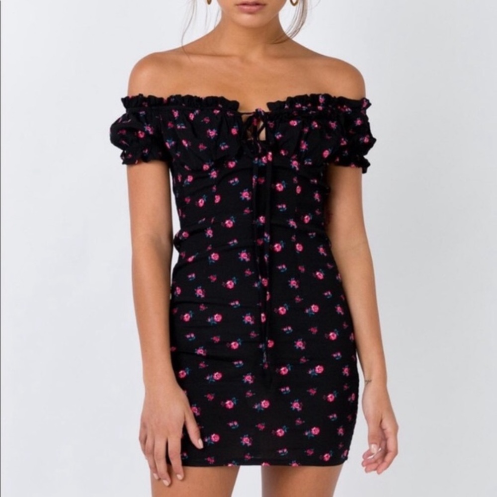 COPY - Princess Polly Gracie Black Mini Dress